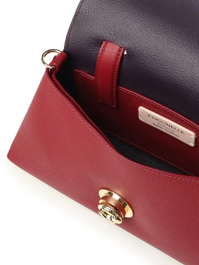 Coccinelle Nikla Small Handbag In Burgundy