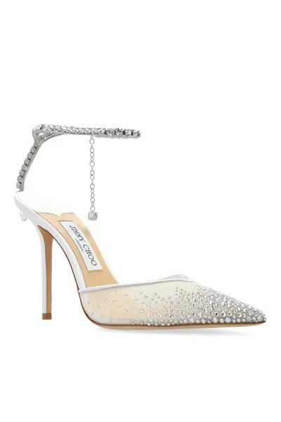 Jimmy Choo Seda High Heels In White