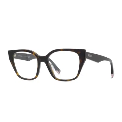 Fendi Way Fe50001i Eyeglasses In Brown