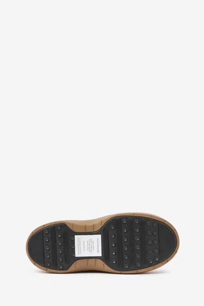 Moon Boot Shearling And Suede Winter Boots In White