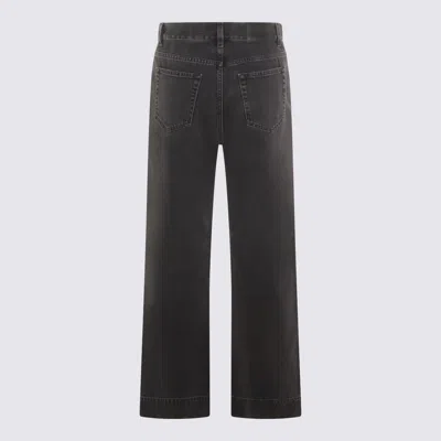 Chloé Straight Leg Five-pocket Trousers With Belt Loops In Black