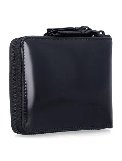 Comme Des Garçons Zip Wallet In Black