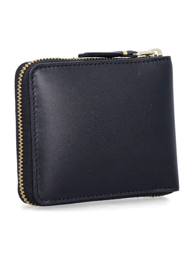Comme Des Garçons Zip Wallet In Black