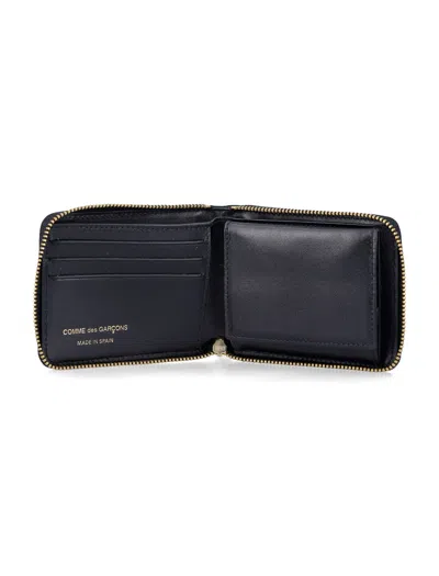 Comme Des Garçons Zip Wallet In Black