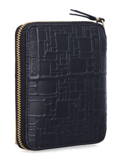 Comme Des Garçons Zip Wallet In Black