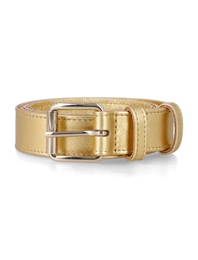 Comme Des Garçons Belt In Gold