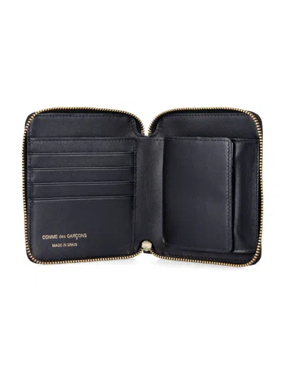Comme Des Garçons Zip Wallet In Black
