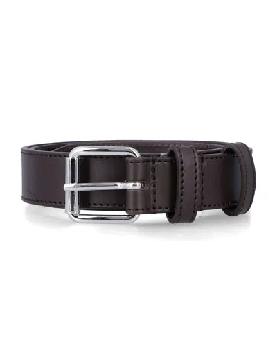 Comme Des Garçons Belt Classic In Brown