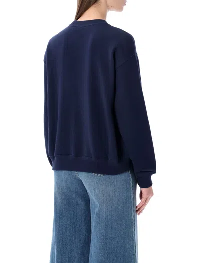 Polo Ralph Lauren Classic Crew Neck Fleece In Blue