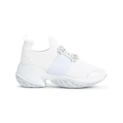 Roger Vivier Viv Run White Sneakers