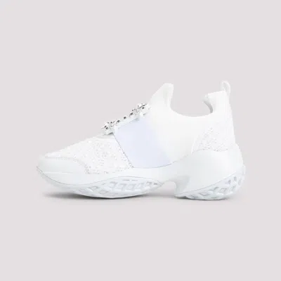 Roger Vivier Viv Run White Sneakers