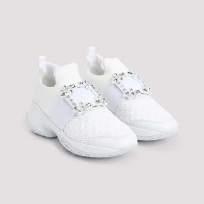 Roger Vivier Viv Run White Sneakers