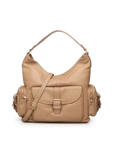 Biasia Factor Leather Shoulder Bag In Black