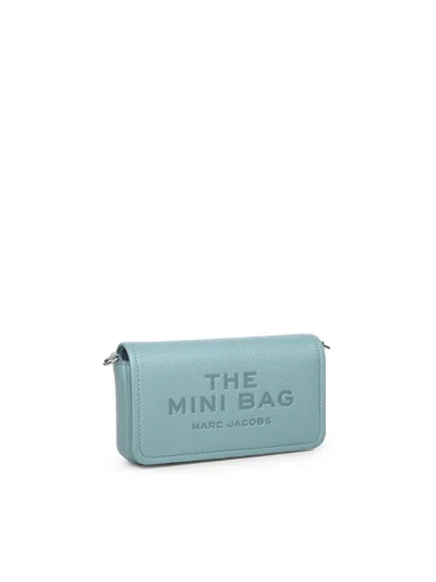 Marc Jacobs The Leather Mini Bag Shoulder Bag In Blue