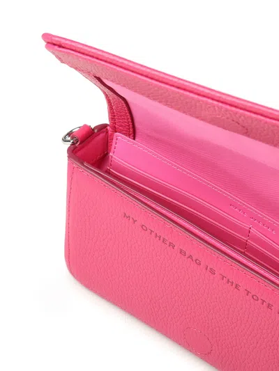 Marc Jacobs The Leather Mini Bag Shoulder Bag In Blue