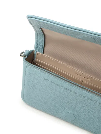 Marc Jacobs The Leather Mini Bag Shoulder Bag In Blue