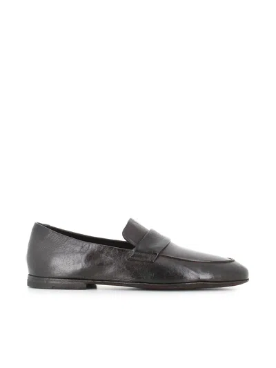 Officine Creative Airto Leather Loafers In Black
