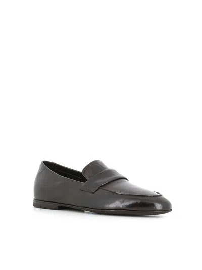 Officine Creative Airto Leather Loafers In Black