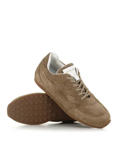 Officine Creative Low-top Panelled Sneakers In Nude