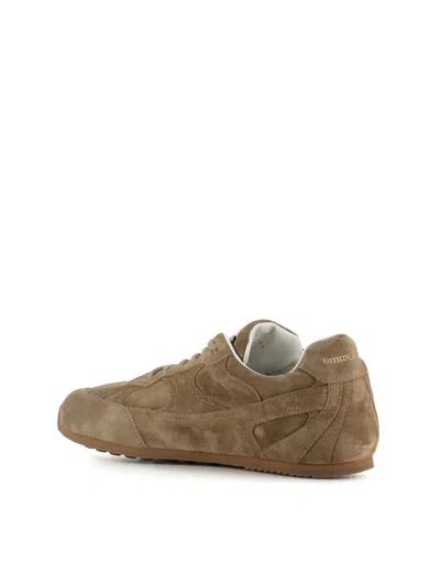 Officine Creative Low-top Panelled Sneakers In Nude