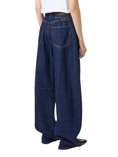 Iceberg Wide-leg Jeans In Blue