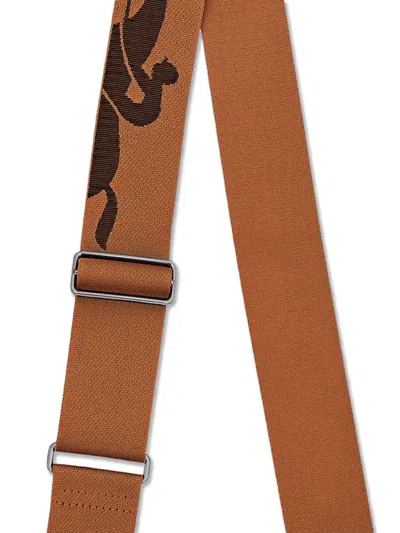 Longchamp Adjustable Shoulder Strap In Brown