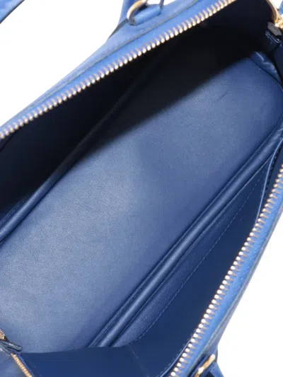 Pre-owned Hermes 2022 Evercolor 1923 Bolide 25 Satchel In Blue