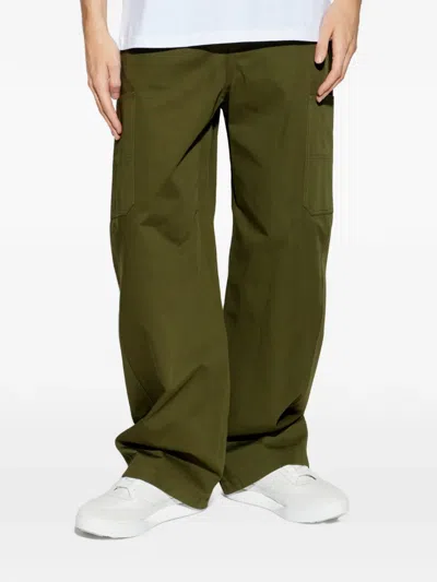 Givenchy Multi-pocket Loose-fit Trousers In Green
