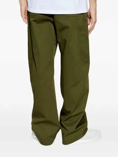 Givenchy Multi-pocket Loose-fit Trousers In Green
