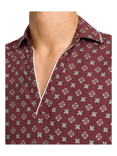 Orlebar Brown Ridley Printed Short-sleeve Top In Red