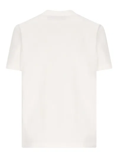 Fendi Itina Patch Crewneck T-shirt In White