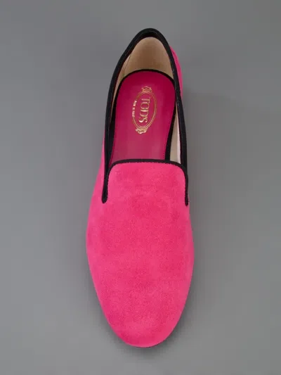 Tod's Flat Loafer In Pink