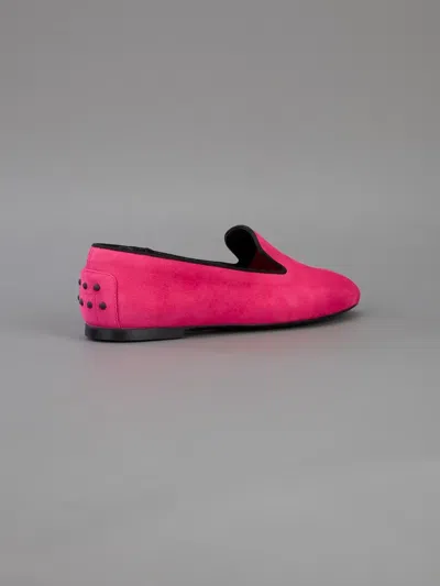 Tod's Flat Loafer In Pink