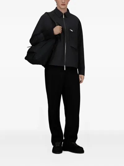 Herno Zip-fastening Jacket In Black