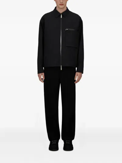 Herno Zip-fastening Jacket In Black
