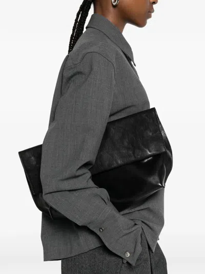 Bea Mombaers Flap-top Handbag In Black