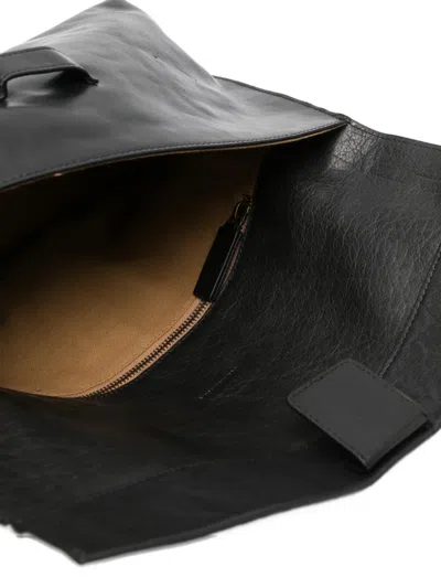 Bea Mombaers Flap-top Handbag In Black