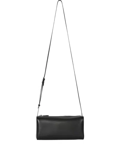 The Row 90's Zip-up Cross Body Bag In Black