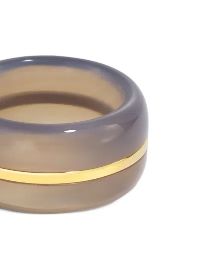 By Pariah 14k Gold Agate Ring In Multi