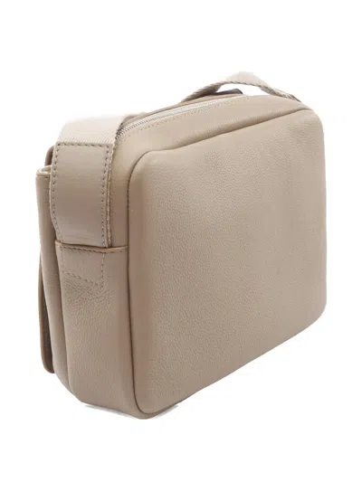 Pre-owned Loewe 2010-2025 Xs Grained Calfskin Military Messenger Bag Crossbody Bag In Brown