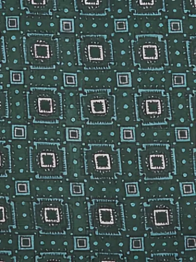 Orlebar Brown Murray Geometric-print Shirt In Green