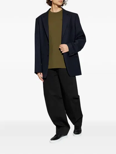 Givenchy Khaki Crewneck T-shirt In Green