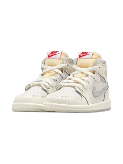 Jordan Air  1 Retro High Og "sail University Red" Sneakers In Neutral