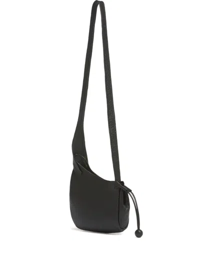 Marni Leather Crossbody Bag In Black