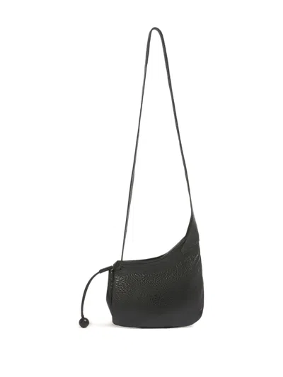 Marni Leather Crossbody Bag In Black