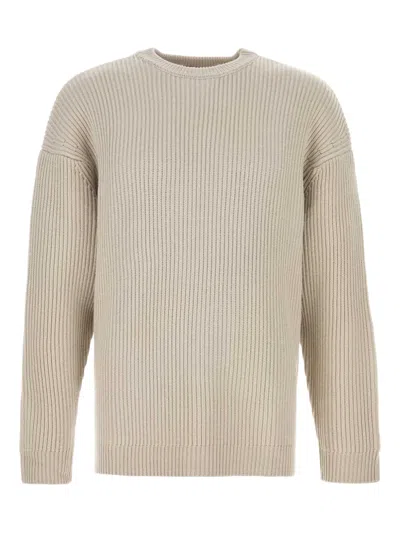 Entire Studios Ribbed Wool Sweater In Neutral