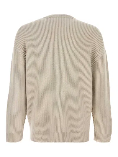 Entire Studios Ribbed Wool Sweater In Neutral