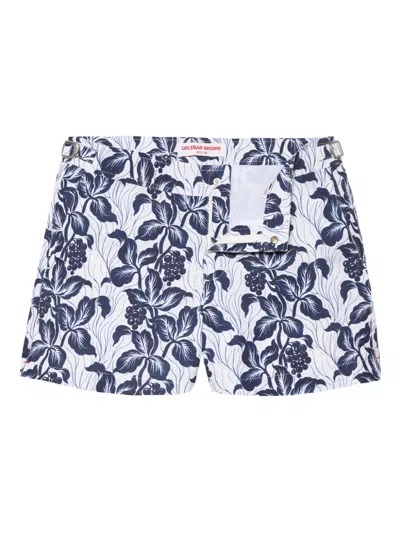 Orlebar Brown Setter Floral Swim Shorts In Blue