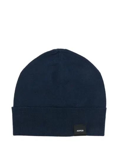 LOGO-PATCH BEANIE HAT