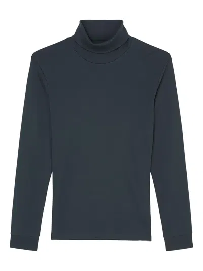 Marc O'polo Turtleneck Long-sleeve Sweater In Blue